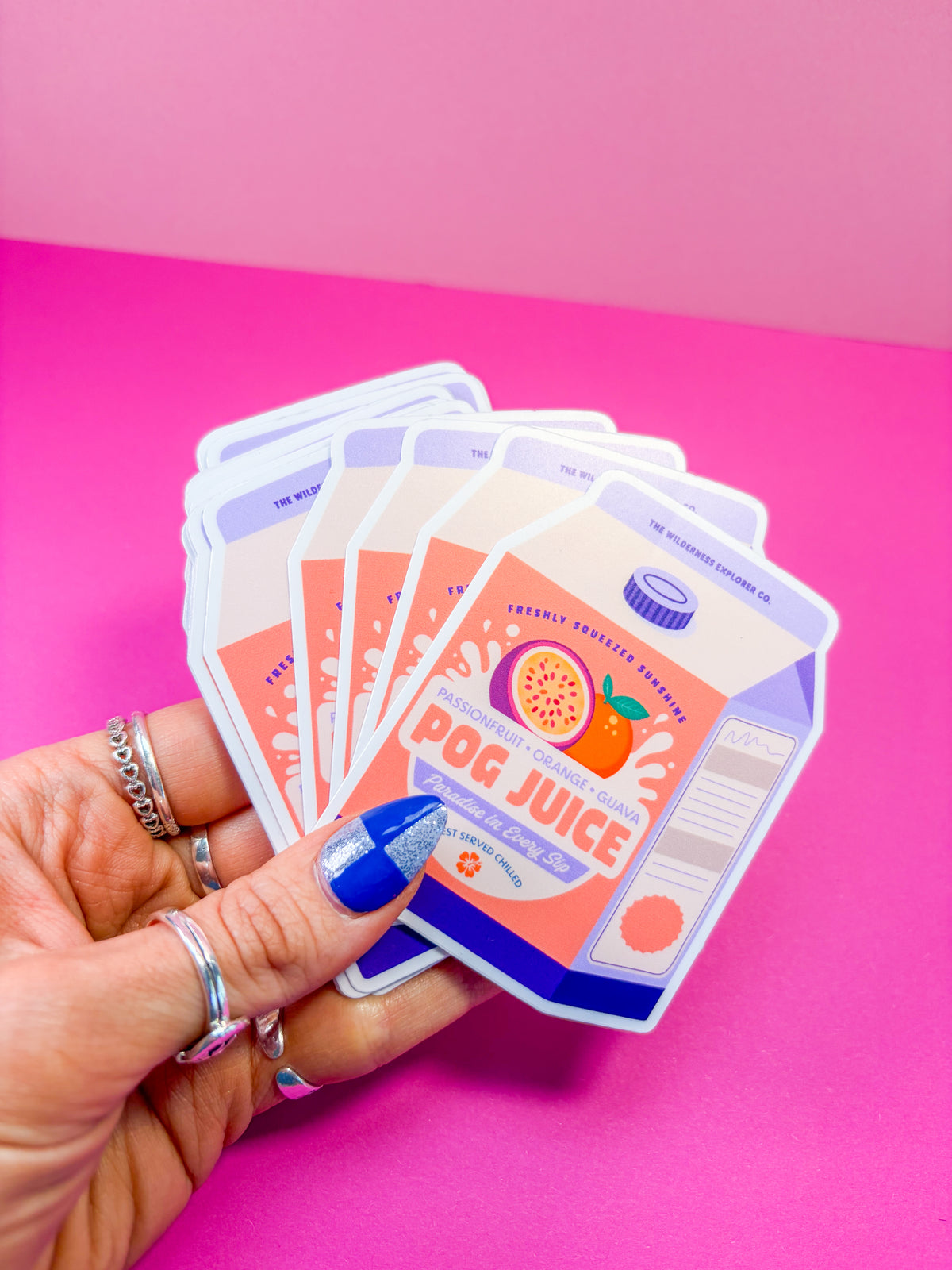 POG Juice Vinyl Sticker Duo