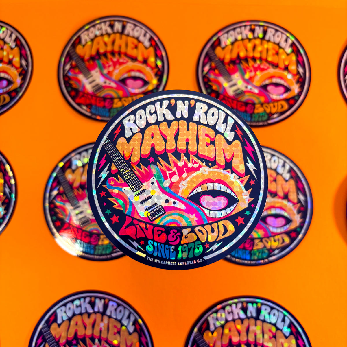 Rock 'n' Roll Mayhem - Vinyl Sticker/Magnet