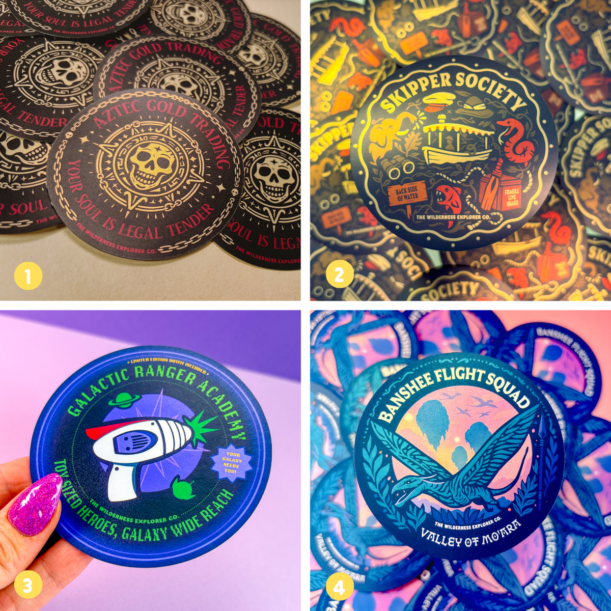 Wilderness Explorer Co. Sticker Bundle - 15 Stickers for £35