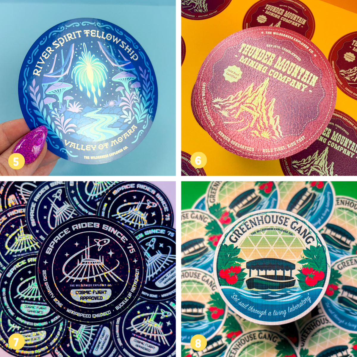 Wilderness Explorer Co. Sticker Bundle - 15 Stickers for £35