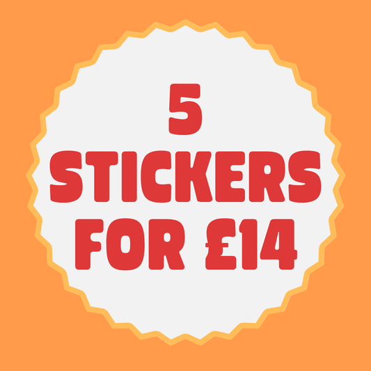 Wilderness Explorer Co. Sticker Bundle - 5 Stickers for £14