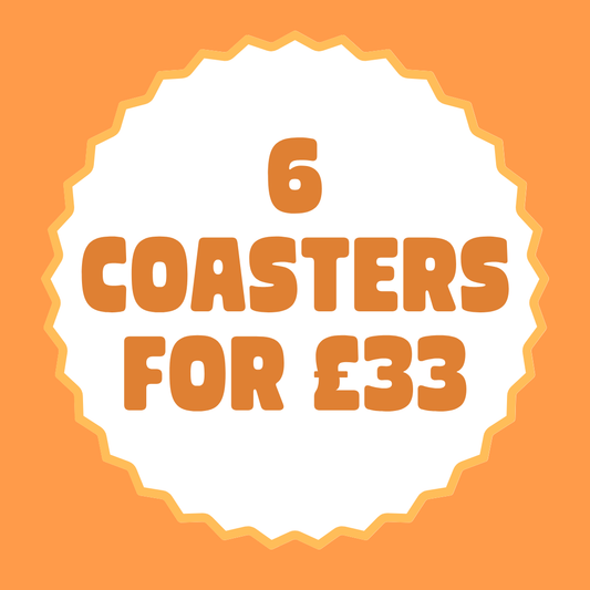 Wilderness Explorer Co. Coaster Bundle - 6 Coasters for £33