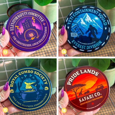 Wilderness Explorer Co. Coaster Bundle - 2 Coasters for £14