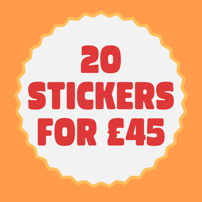 Wilderness Explorer Co. Sticker Bundle - 20 Stickers for £45