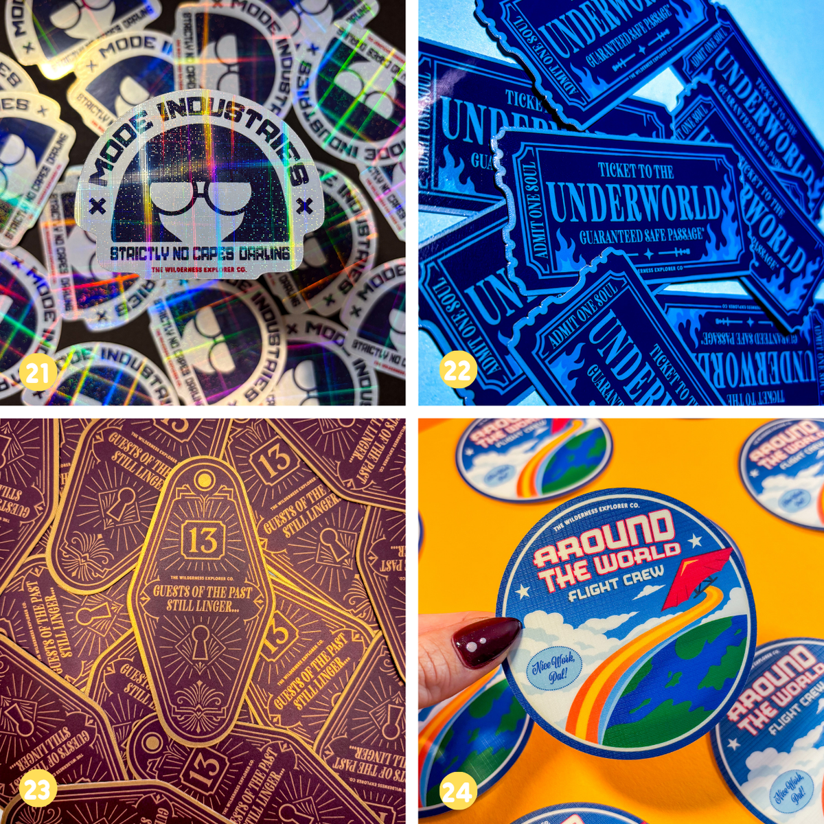 Wilderness Explorer Co. Sticker Bundle - 15 Stickers for £35