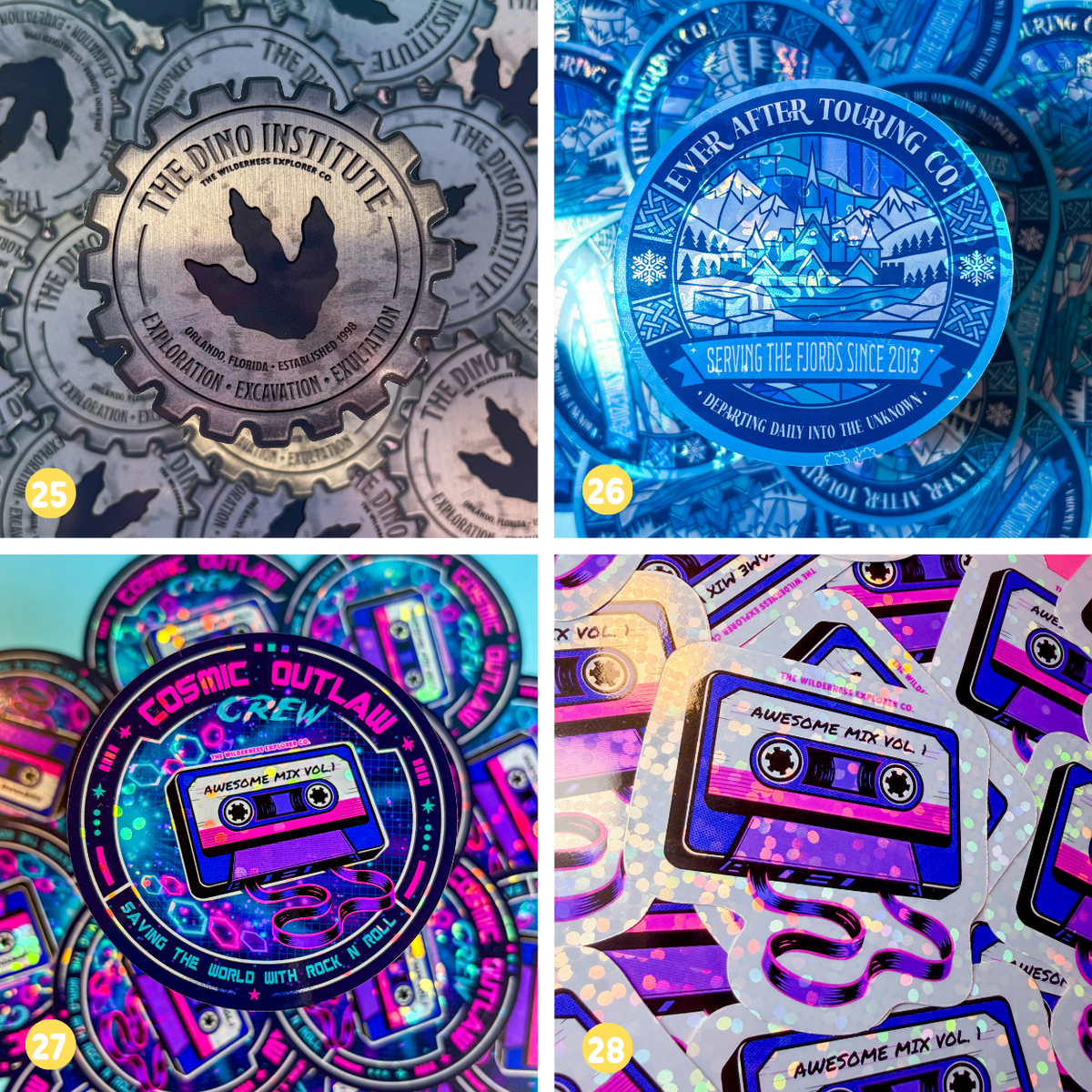 Wilderness Explorer Co. Sticker Bundle - 15 Stickers for £35