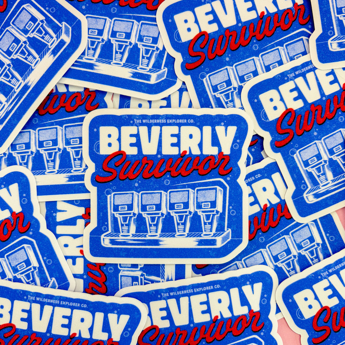 Beverly Survivor Club Cool Inspired - Vinyl Sticker/Magnet