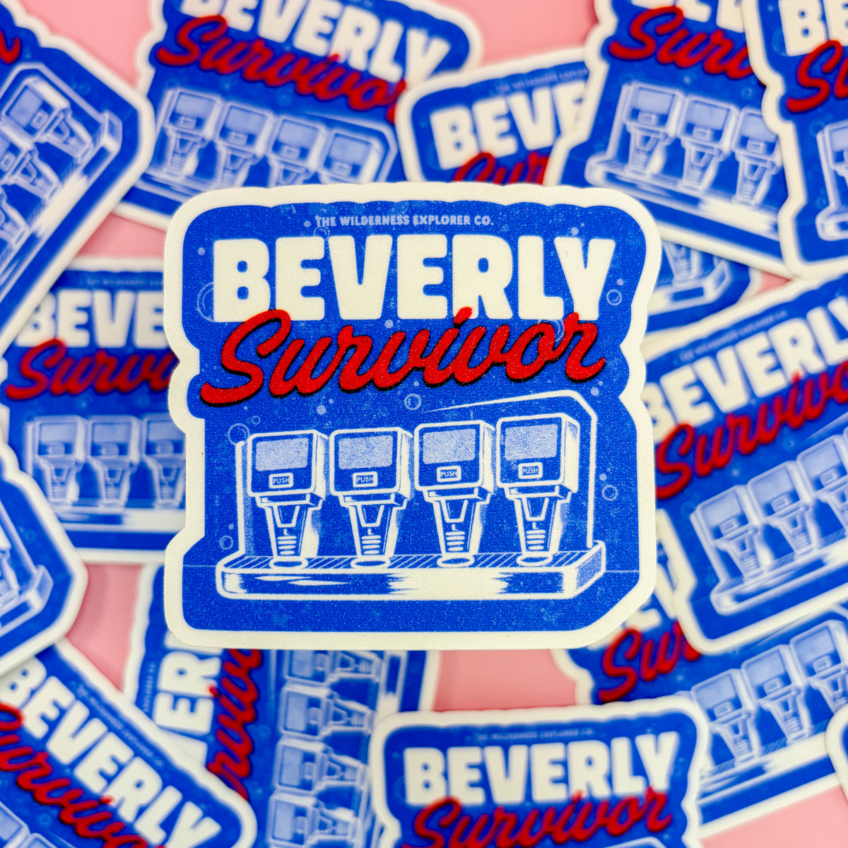 Beverly Survivor Club Cool Inspired - Vinyl Sticker/Magnet