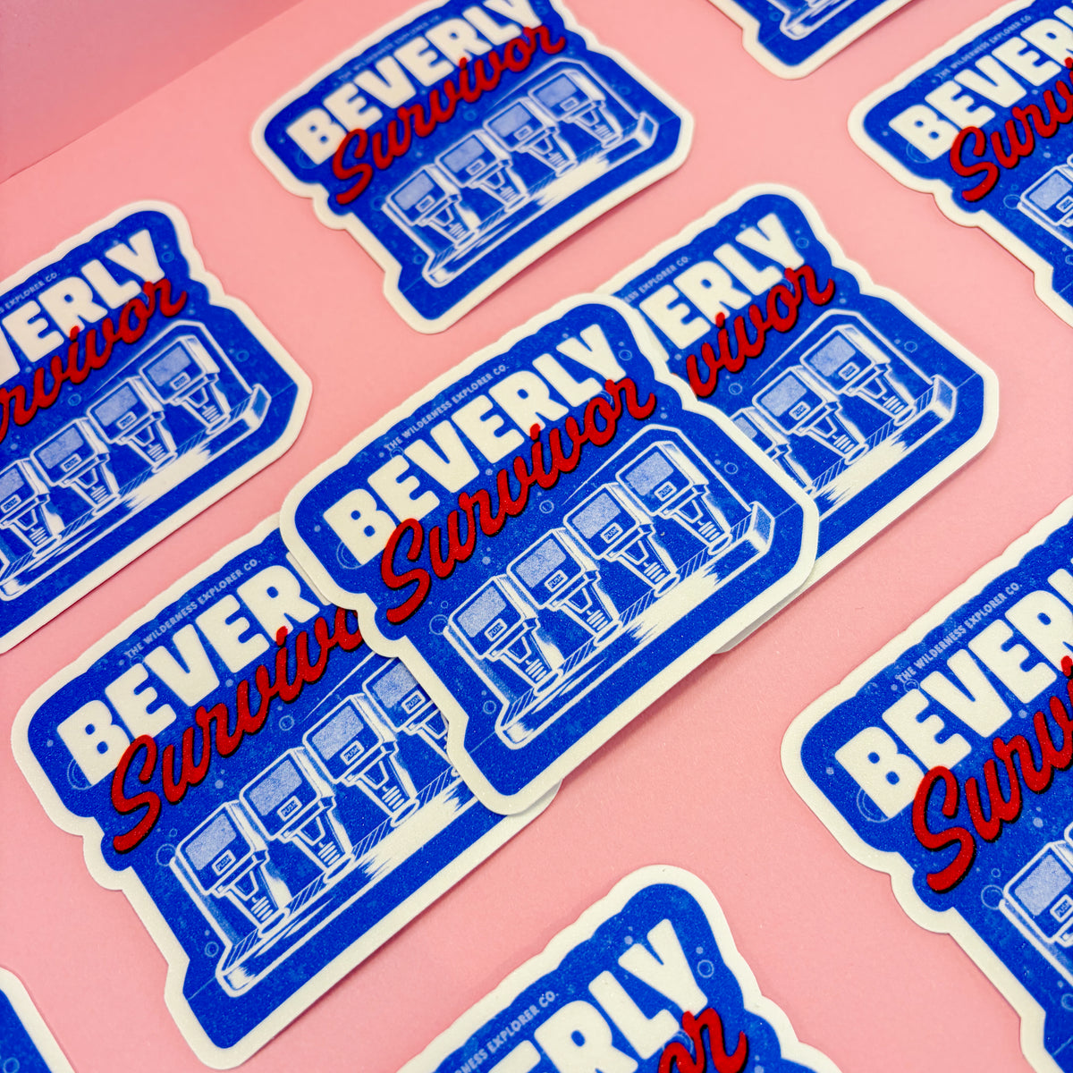 Beverly Survivor Club Cool Inspired - Vinyl Sticker/Magnet