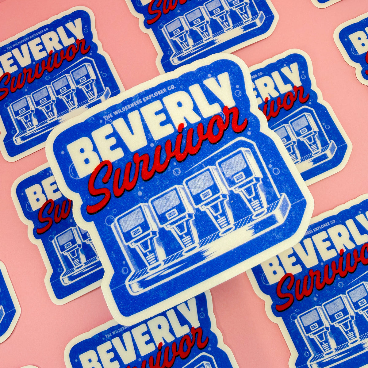 Beverly Survivor Club Cool Inspired - Vinyl Sticker/Magnet
