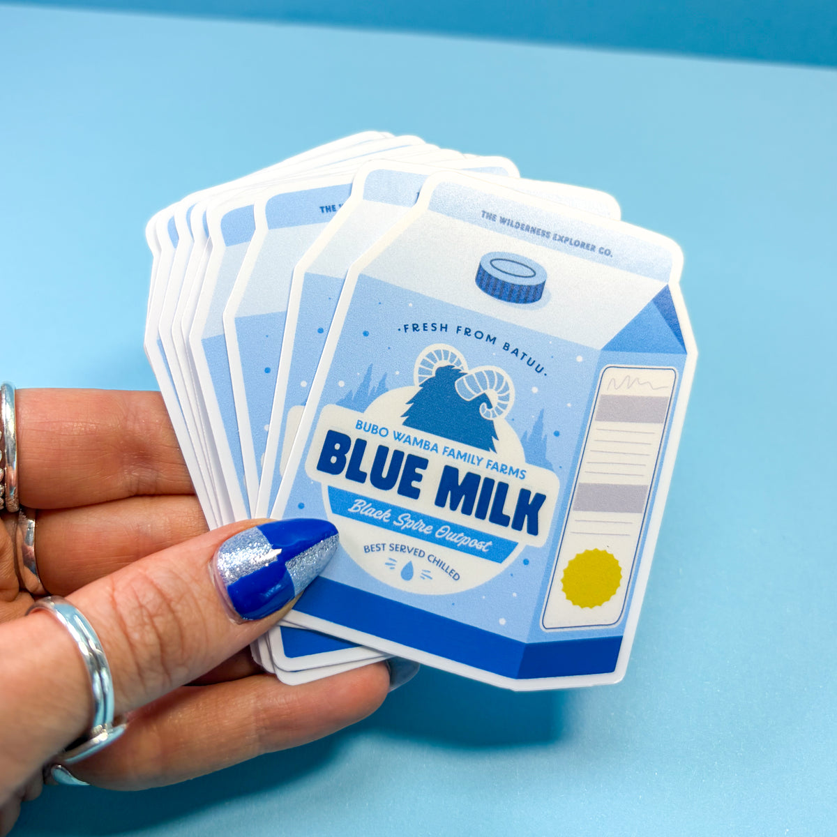 Blue Milk from Batuu - Vinyl Sticker/Magnet