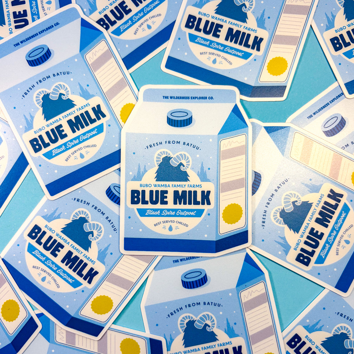 Blue Milk from Batuu - Vinyl Sticker/Magnet