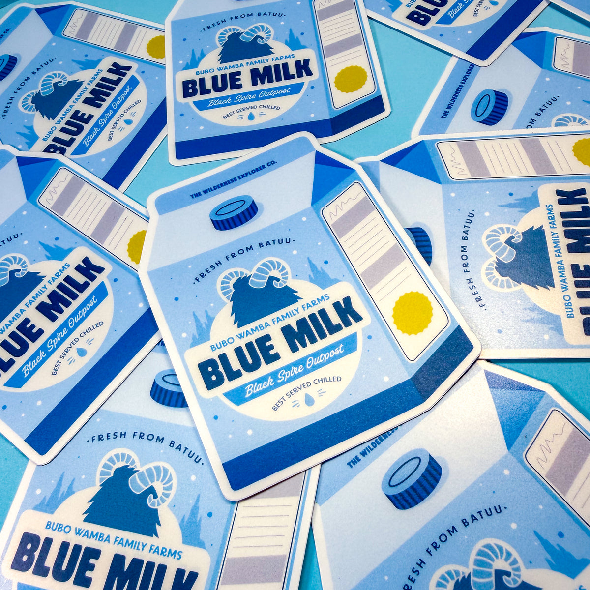 Blue Milk from Batuu - Vinyl Sticker/Magnet