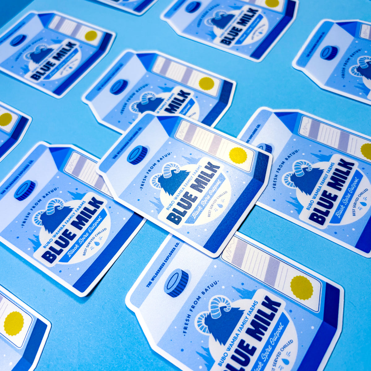 Blue Milk from Batuu - Vinyl Sticker/Magnet