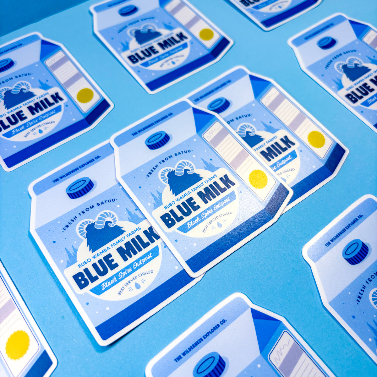 Blue Milk from Batuu - Vinyl Sticker/Magnet