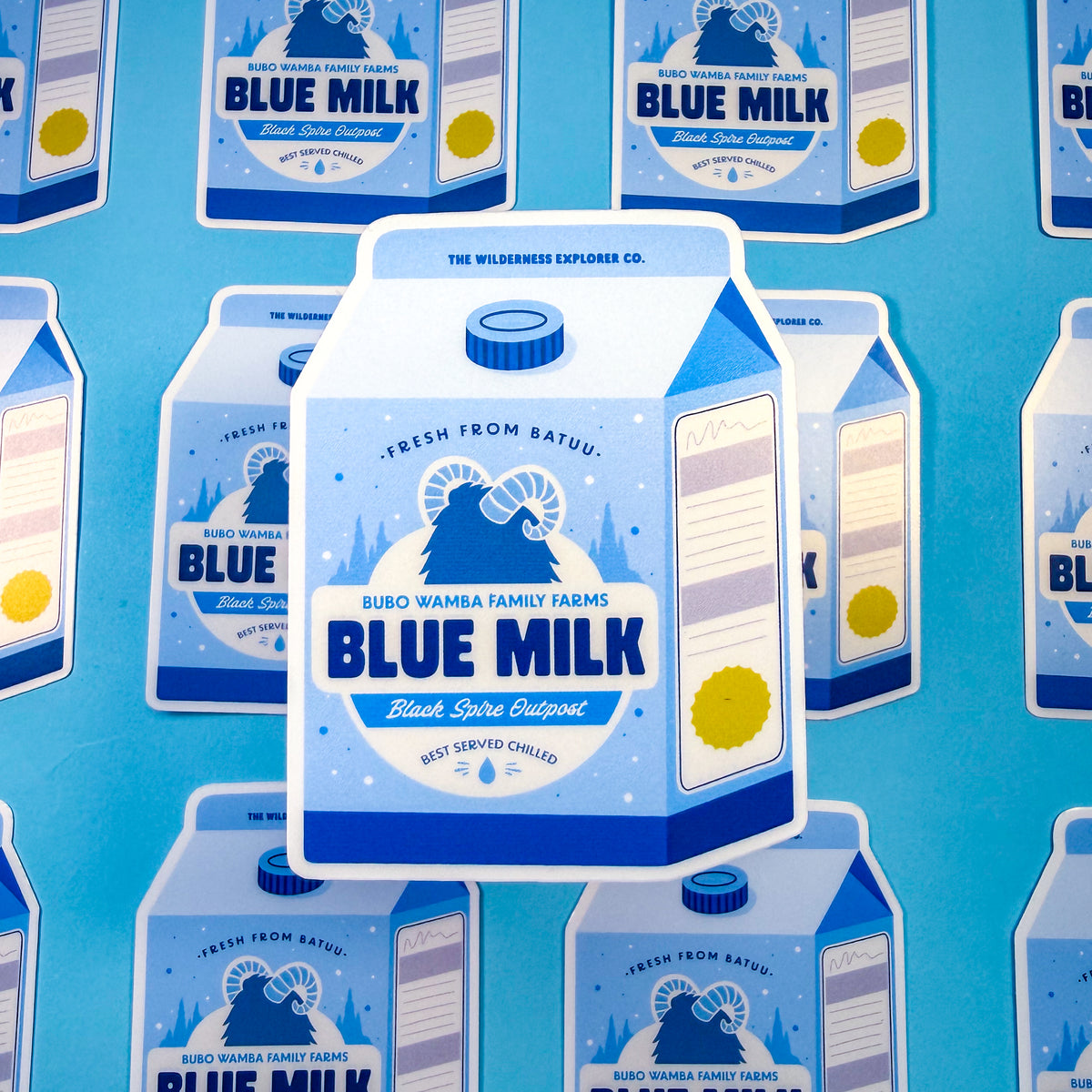Blue Milk from Batuu - Vinyl Sticker/Magnet