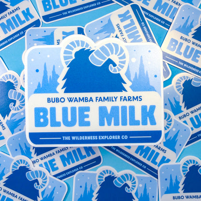 Blue Milk from Batuu Logo - Vinyl Sticker/Magnet