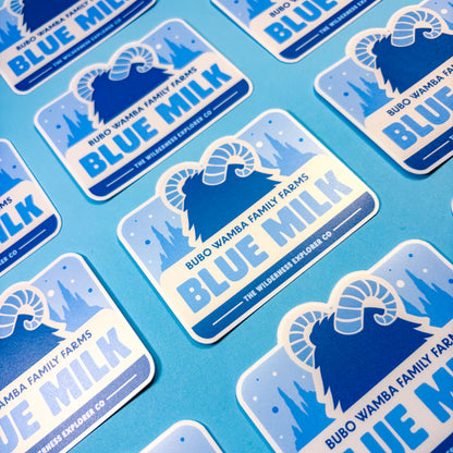 Blue Milk from Batuu Logo - Vinyl Sticker/Magnet