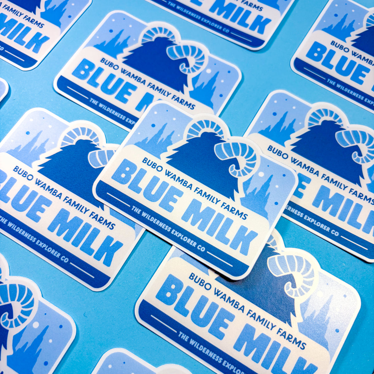 Blue Milk from Batuu Logo - Vinyl Sticker/Magnet