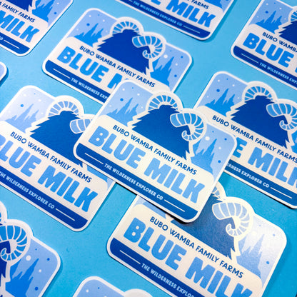 Blue Milk from Batuu Logo - Vinyl Sticker/Magnet