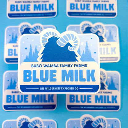 Blue Milk from Batuu Logo - Vinyl Sticker/Magnet