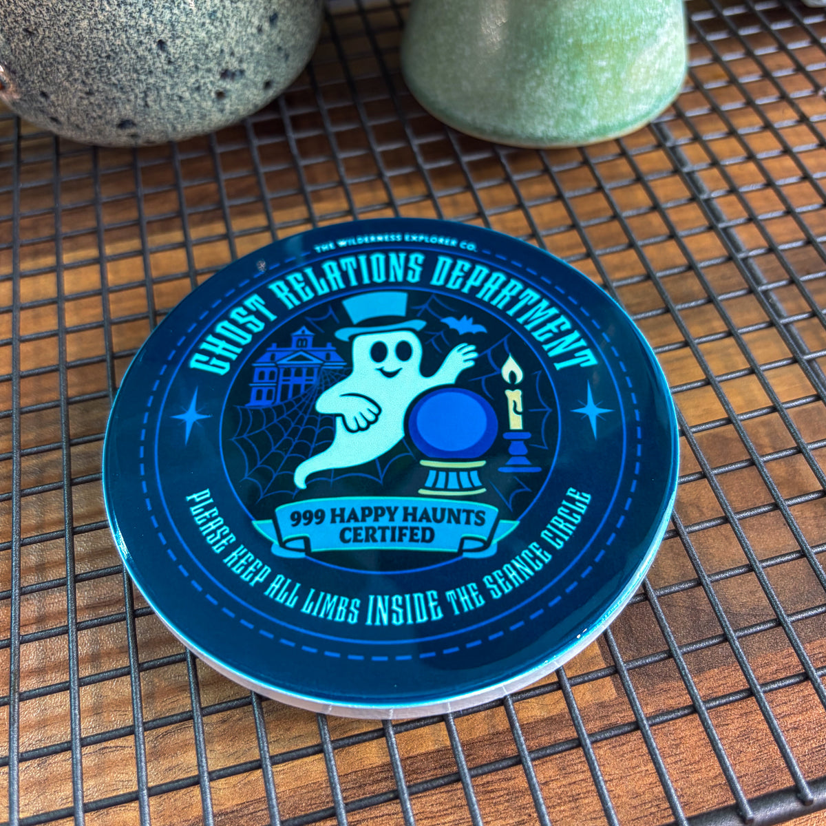 Ghost Relations Department - Ceramic Coaster