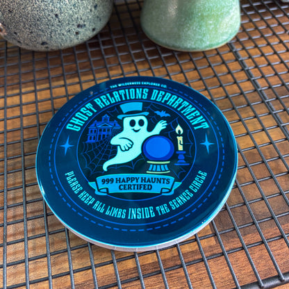 Ghost Relations Department - Ceramic Coaster
