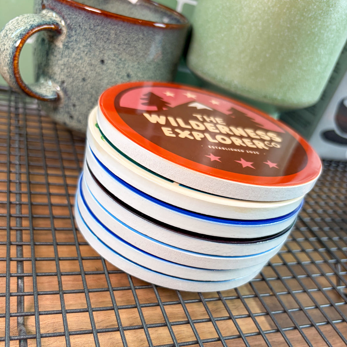 Rock 'n' Roll Mayhem - Ceramic Coaster
