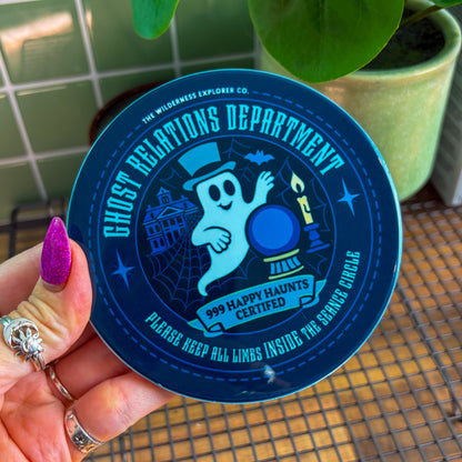 Ghost Relations Department - Ceramic Coaster