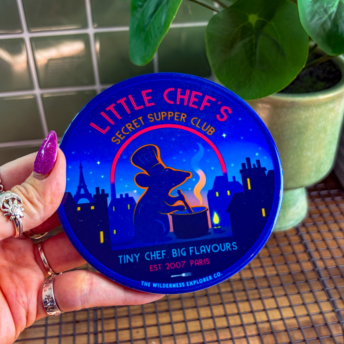 Little Chef's Secret Supper Club - Ceramic Coaster