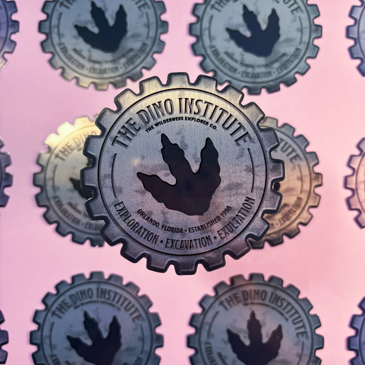 The Dino Institute - Vinyl Sticker/Magnet