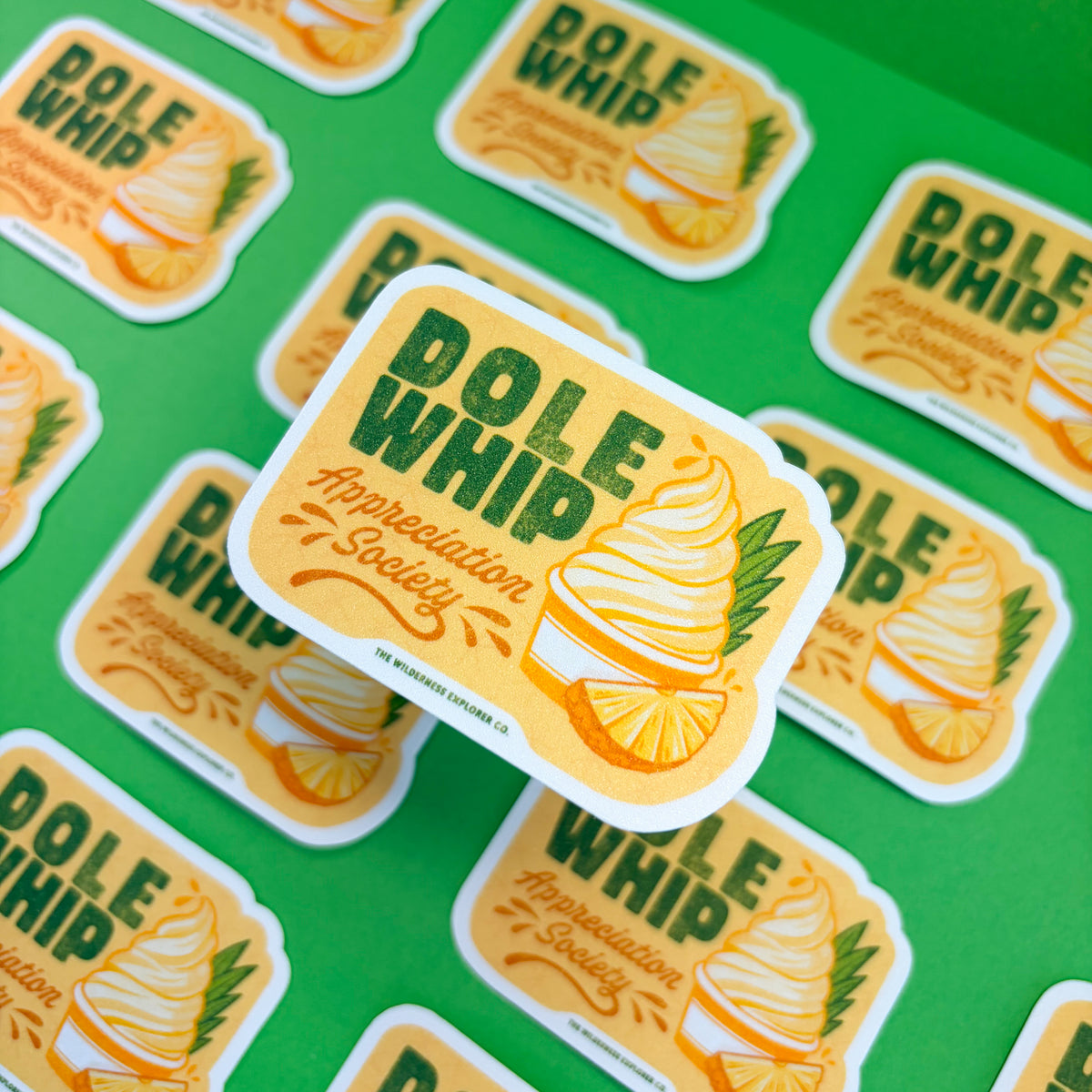 Dole Whip Appreciation Society - Vinyl Sticker/Magnet