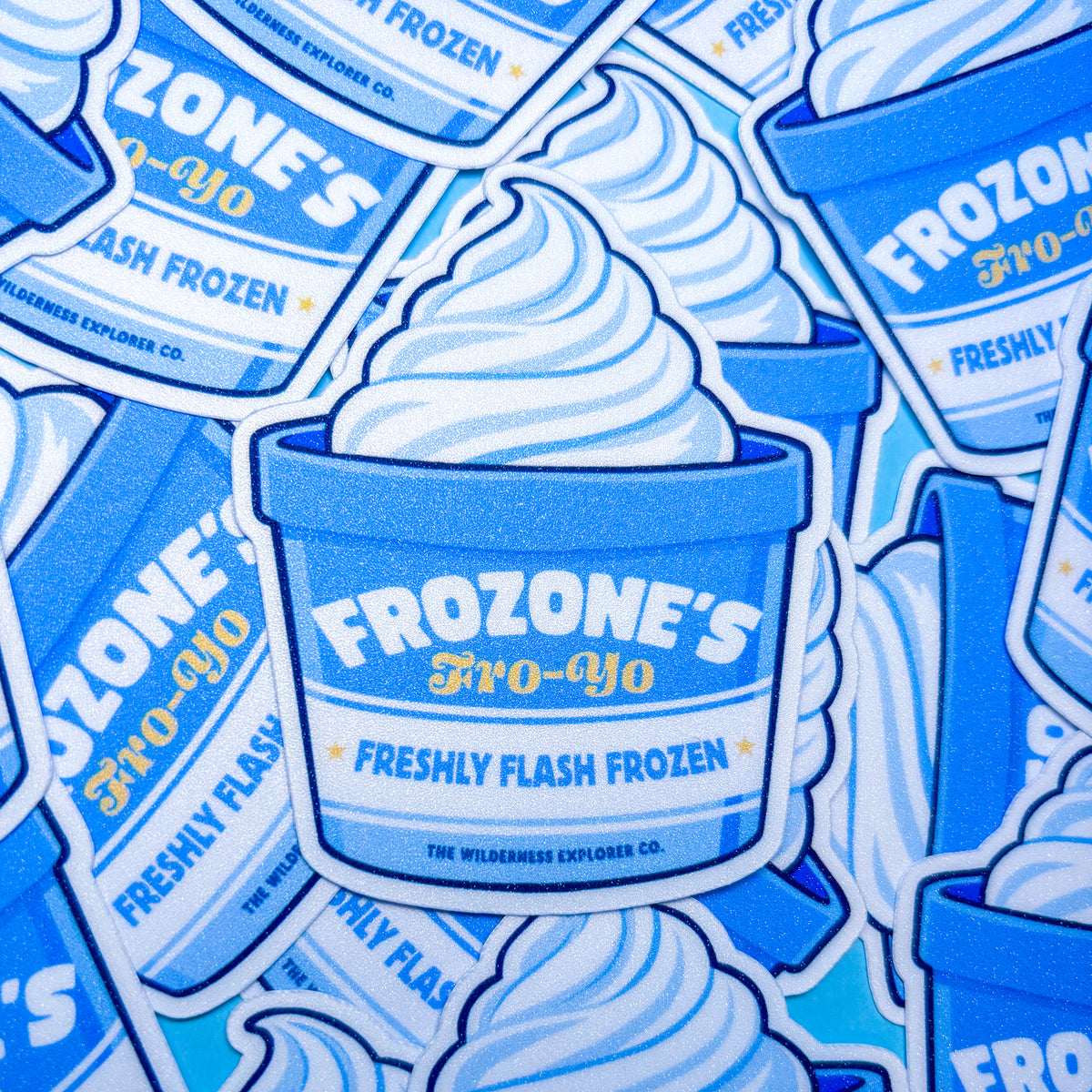 Frozone's Fro-Yo- Vinyl Sticker/Magnet