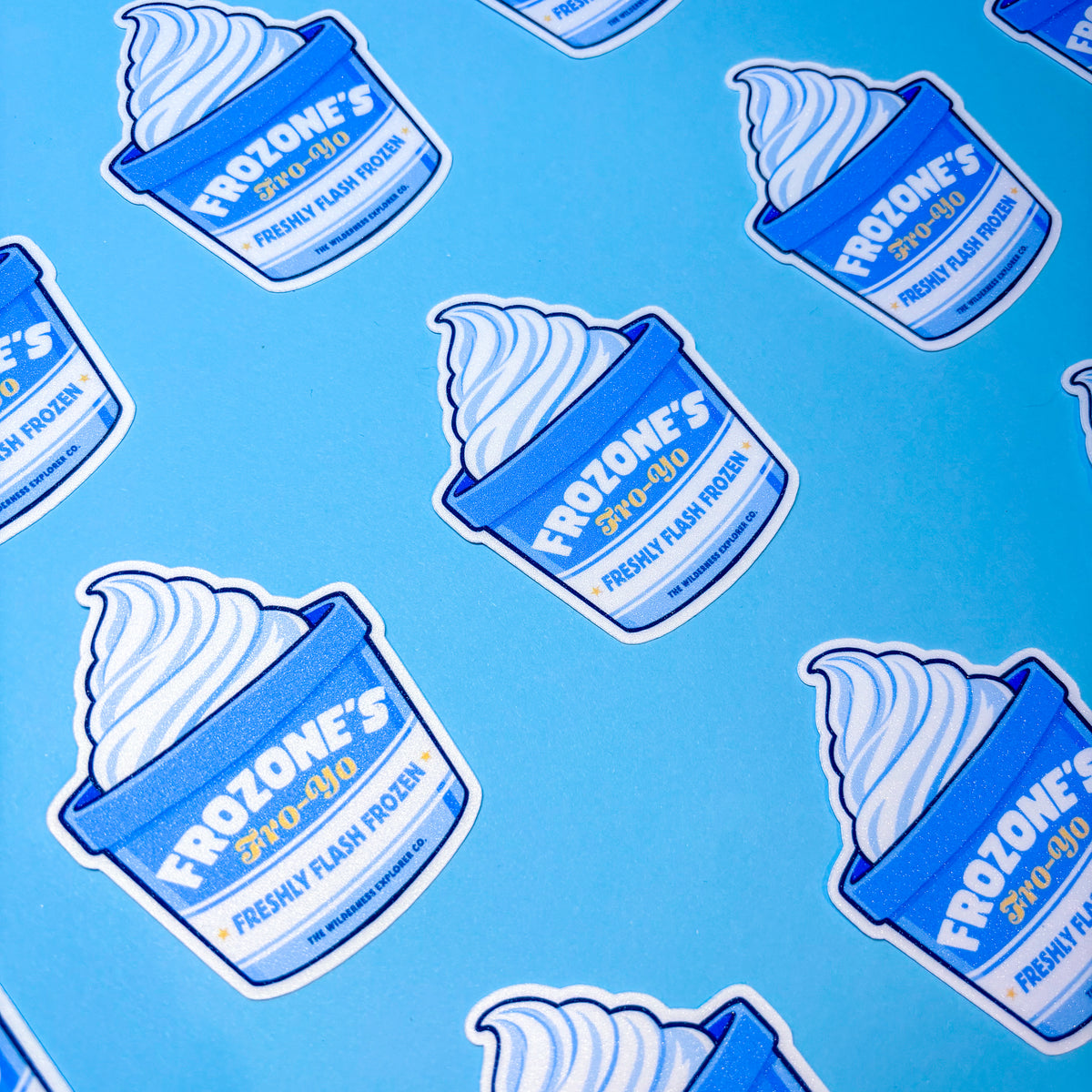Frozone's Fro-Yo- Vinyl Sticker/Magnet