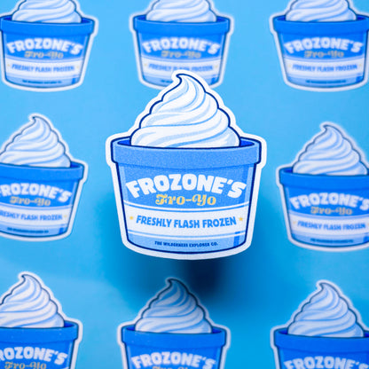 Frozone's Fro-Yo- Vinyl Sticker/Magnet