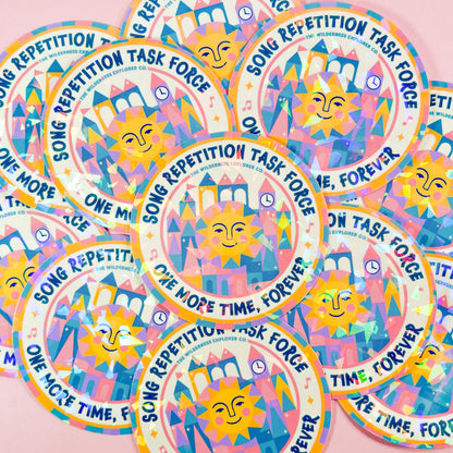 Song Repetition Task Force - Vinyl Sticker/Magnet