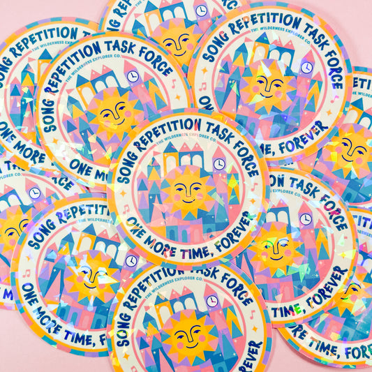 Song Repetition Task Force - Vinyl Sticker/Magnet