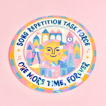 Song Repetition Task Force - Vinyl Sticker/Magnet