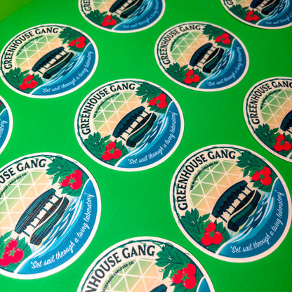 Greenhouse Gang - Textured Vinyl Sticker/Magnet