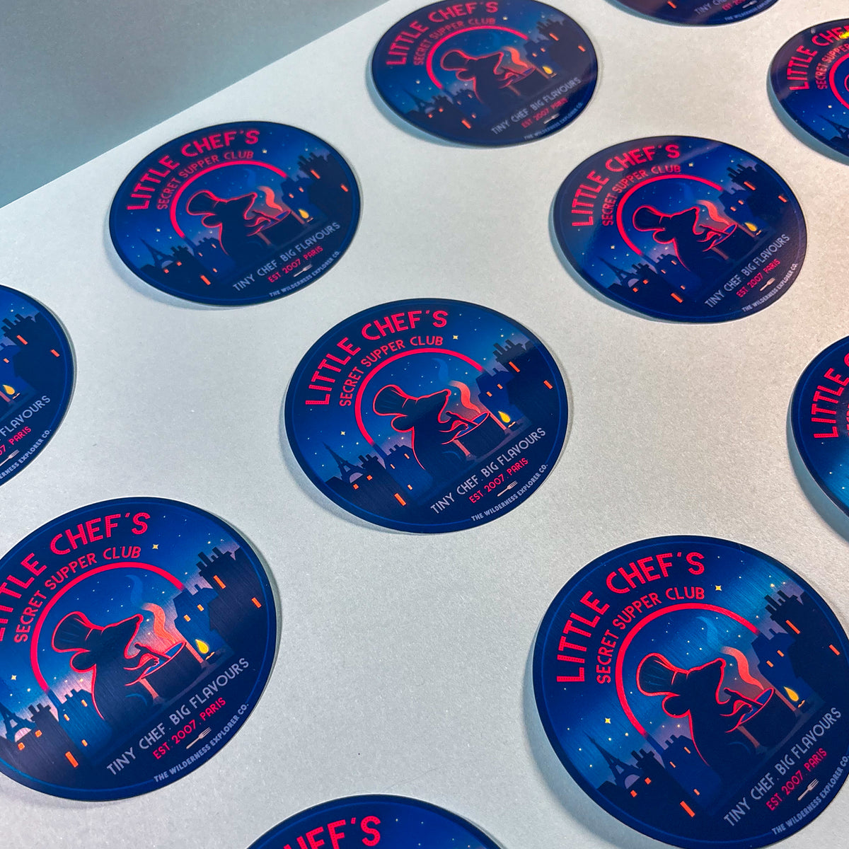 Little Chef's Secret Supper Club - Vinyl Sticker/Magnet