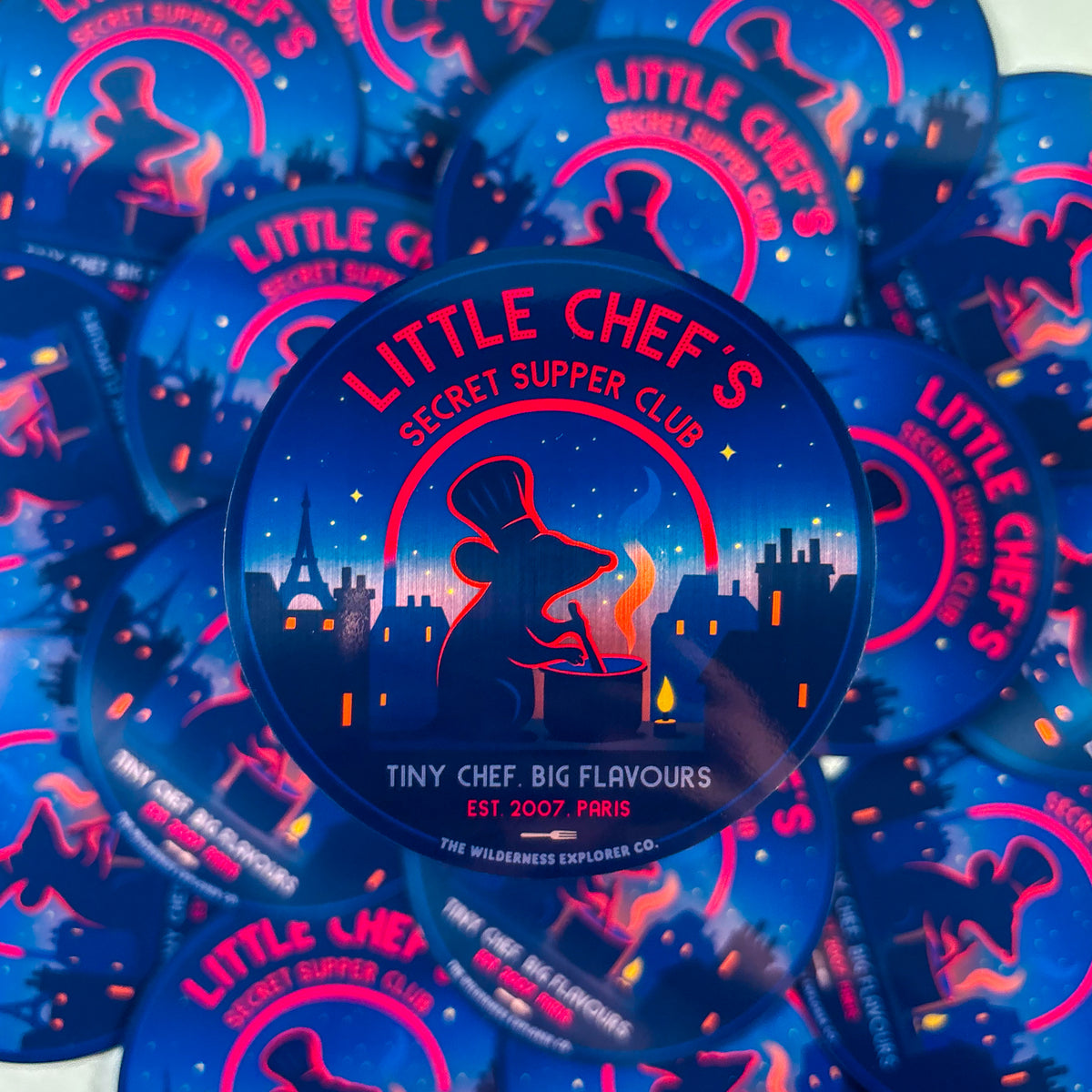 Little Chef's Secret Supper Club - Vinyl Sticker/Magnet