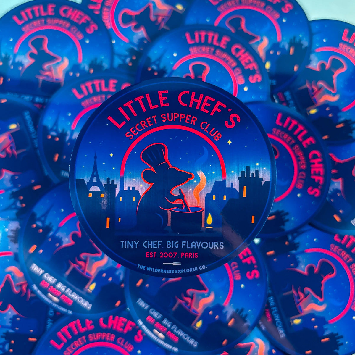 Little Chef's Secret Supper Club - Vinyl Sticker/Magnet
