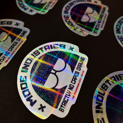 Mode Industries - Holographic Vinyl Sticker/Magnet
