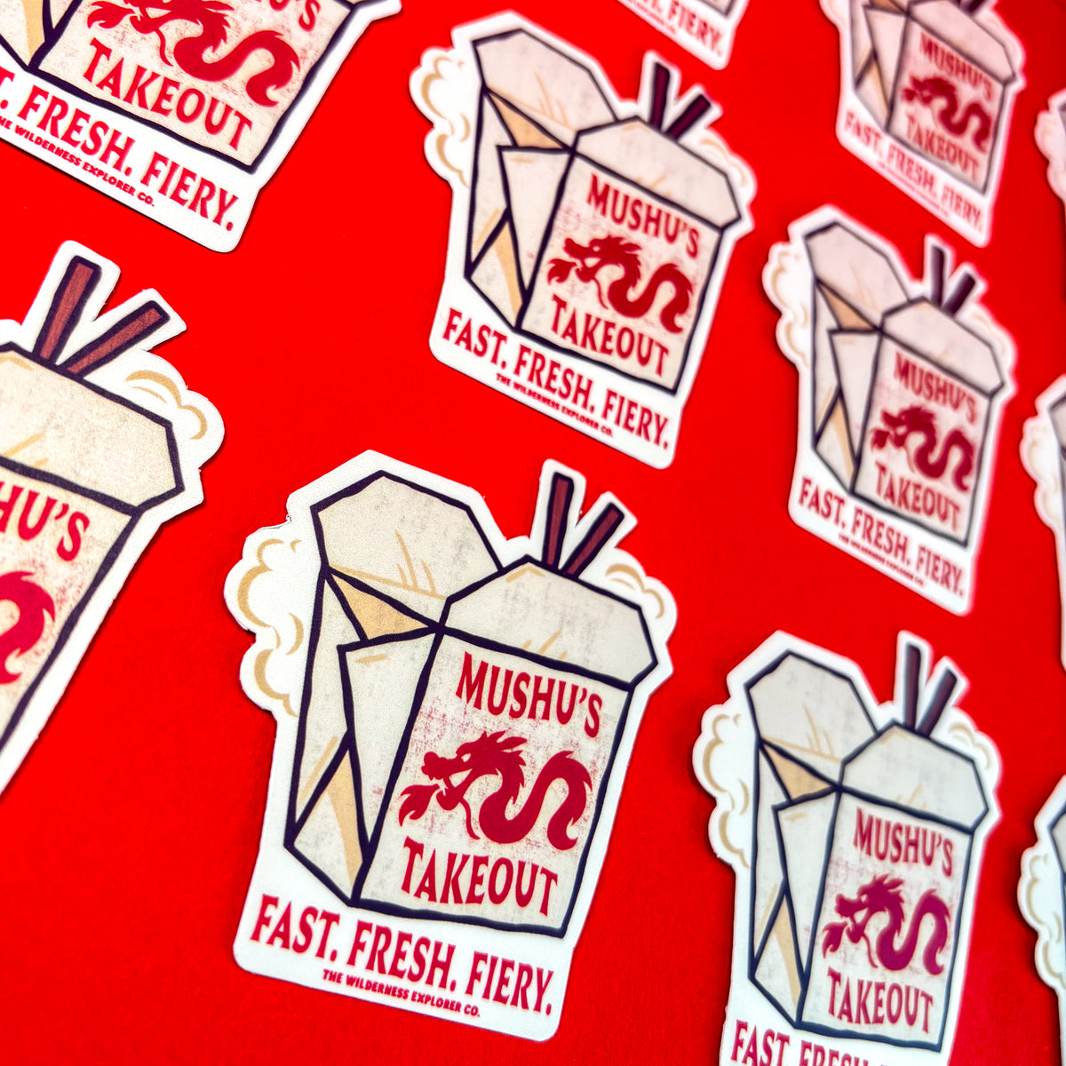 Mushu's Takeout - Vinyl Sticker/Magnet