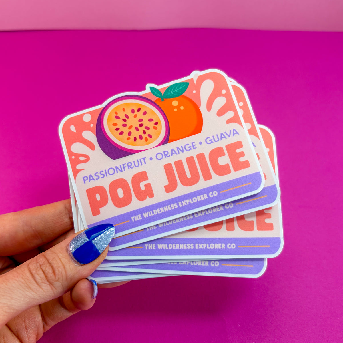 POG Juice Vinyl Sticker Duo