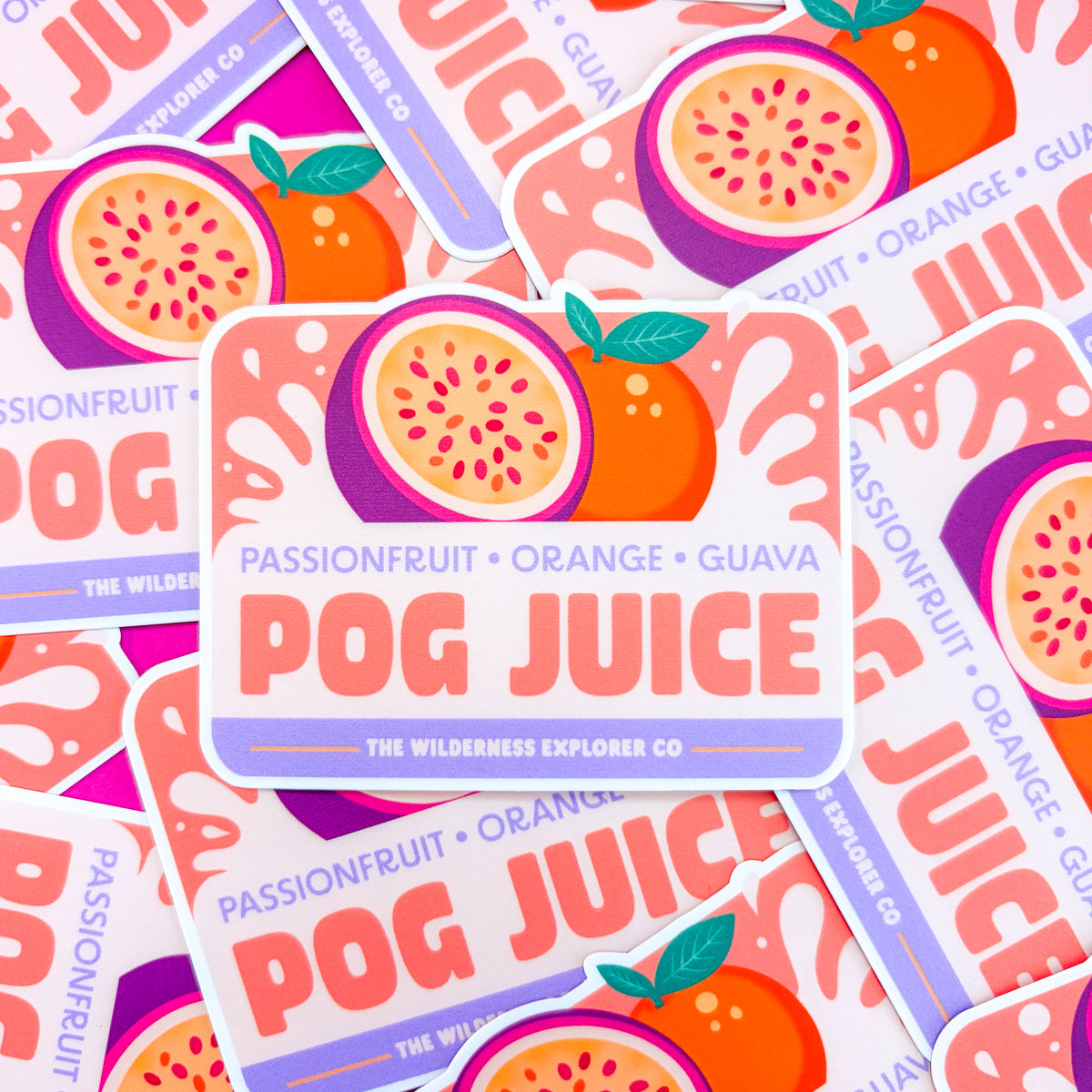 POG Juice - Vinyl Sticker/Magnet