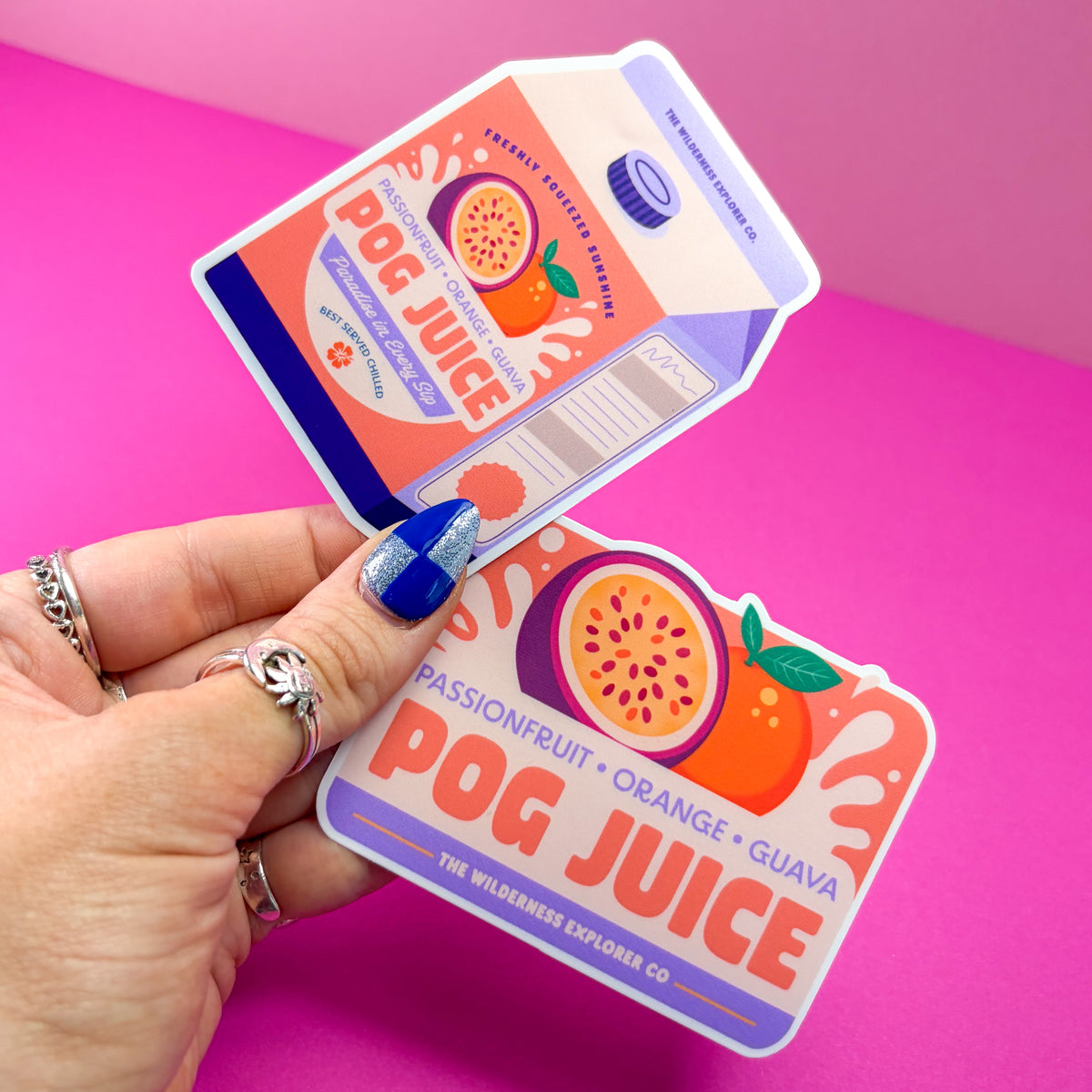 POG Juice Vinyl Sticker Duo