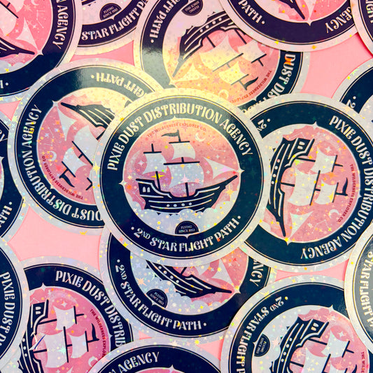 Pixie Dust Distribution Agency - Vinyl Sticker/Magnet