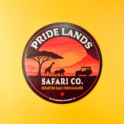Pride Lands Safari Co - Textured Vinyl Sticker/Magnet