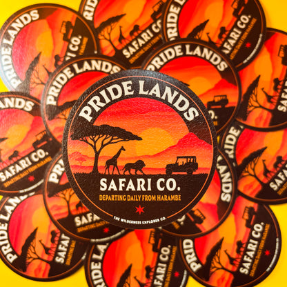 Pride Lands Safari Co - Textured Vinyl Sticker/Magnet
